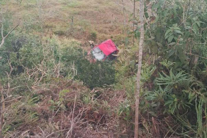 Motorista morre após carro cair em ribanceira de 30 metros na MG-452