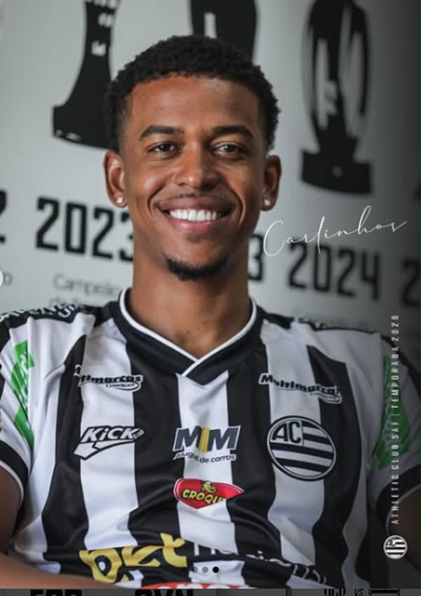 Athletic anuncia atacante do Flamengo por empréstimo 1 carlinhos foto athletic divulgacao