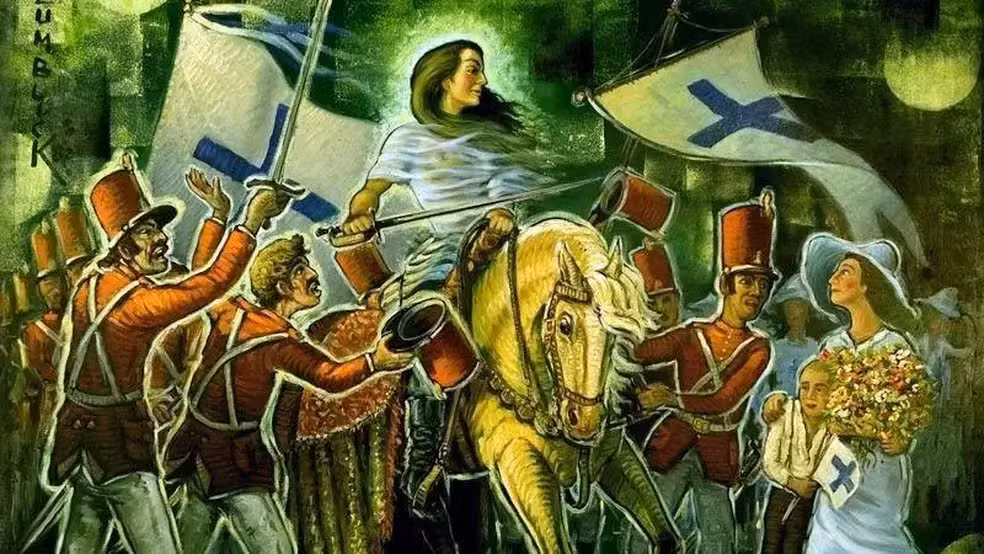 Ela tinha apenas 15 anos quando se tornou uma das líderes de uma guerra no Brasil