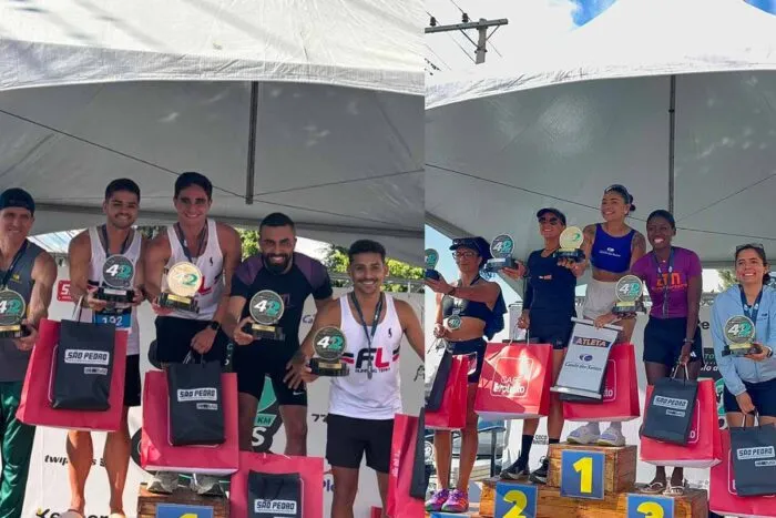 João Oliveira e Maria Júlia vencem a Maratona Camilo dos Santos, a primeira da história de JF