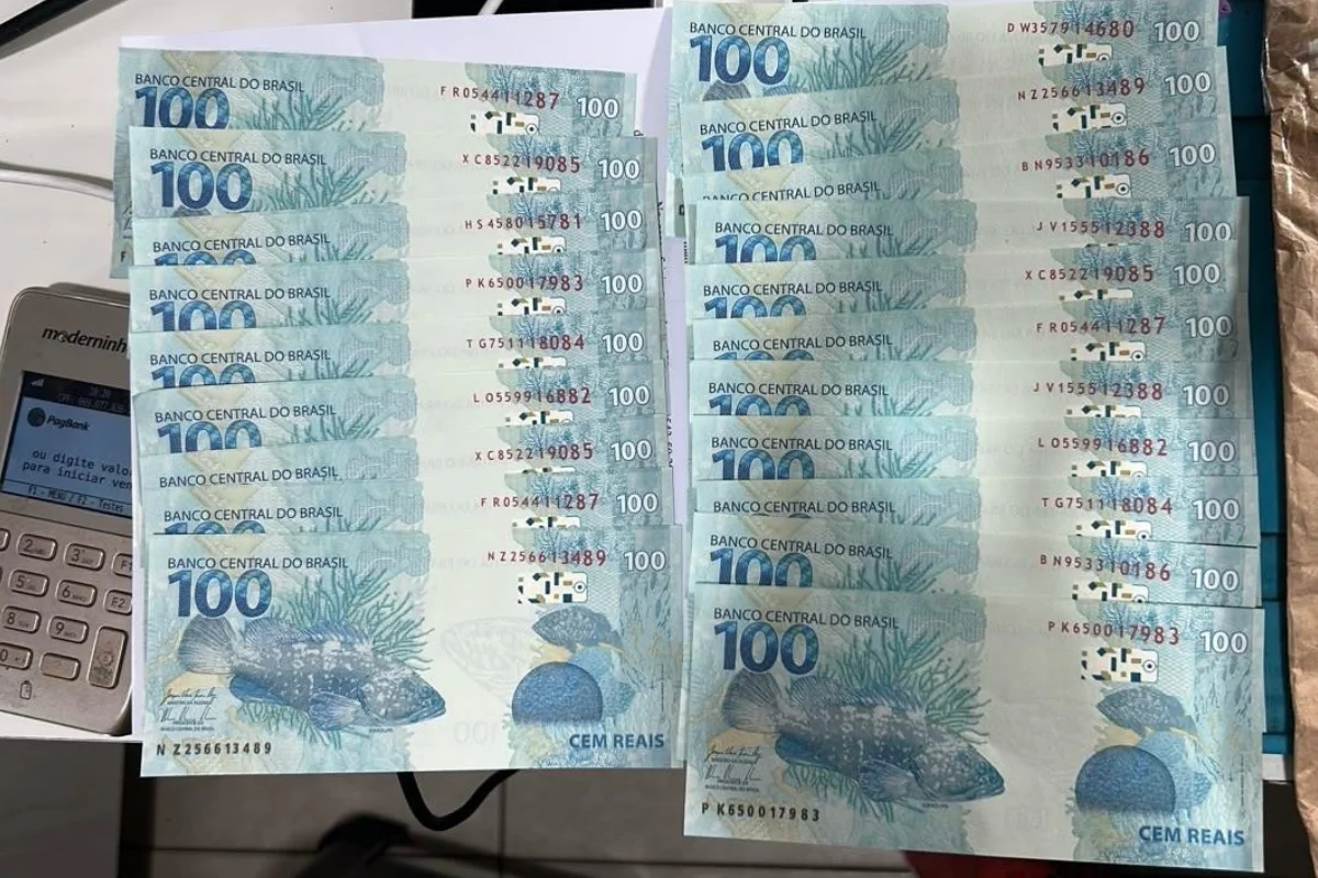 PF apreende R$ 8 mil em notas falsas e prende suspeito em São João del-Rei