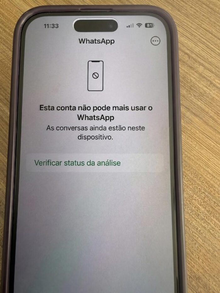Conta do WhatsApp foi banida? Veja o que fazer 1 Conta do WhatsApp foi banida? Veja o que fazer