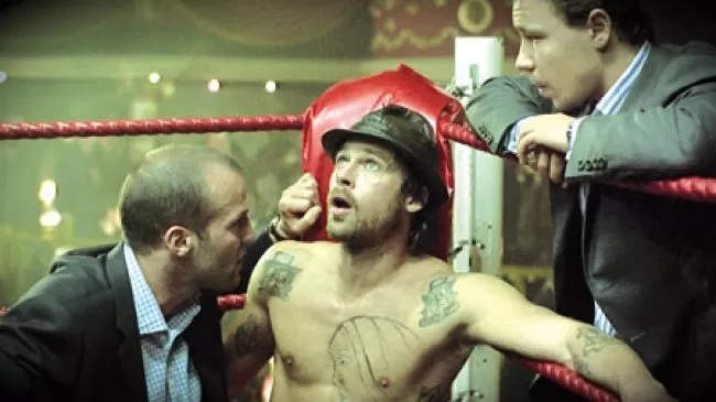 brad pit em cena de filme sobre o mundo das lutas ilegais