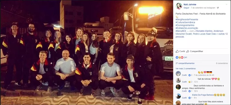 Luto após tragédia que matou 11 integrantes de grupo de dança alemã 2 acidente1