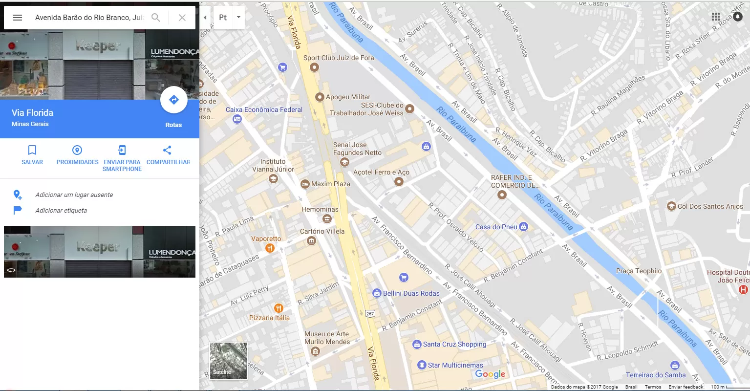 Google muda nome da Avenida Rio Branco para Via Florida 1 via florida