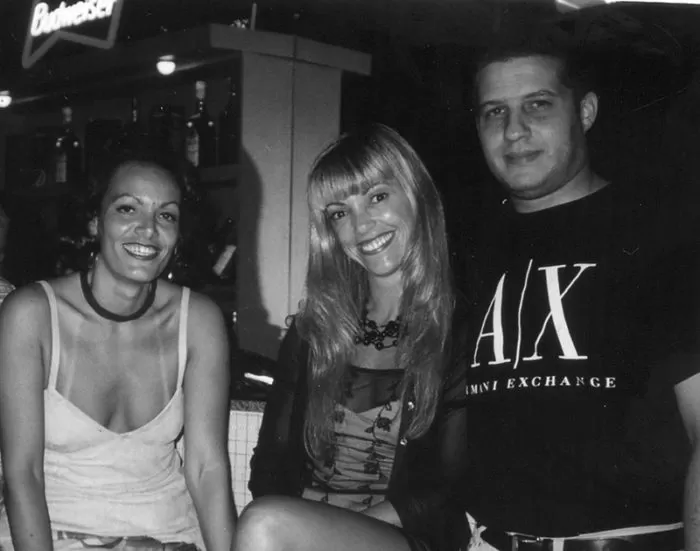 A beleza radiante de Larissa Chehuen 5 Fernanda Brasileiro, Ana Paula Ribeiro e Celinho Vidal em 1997