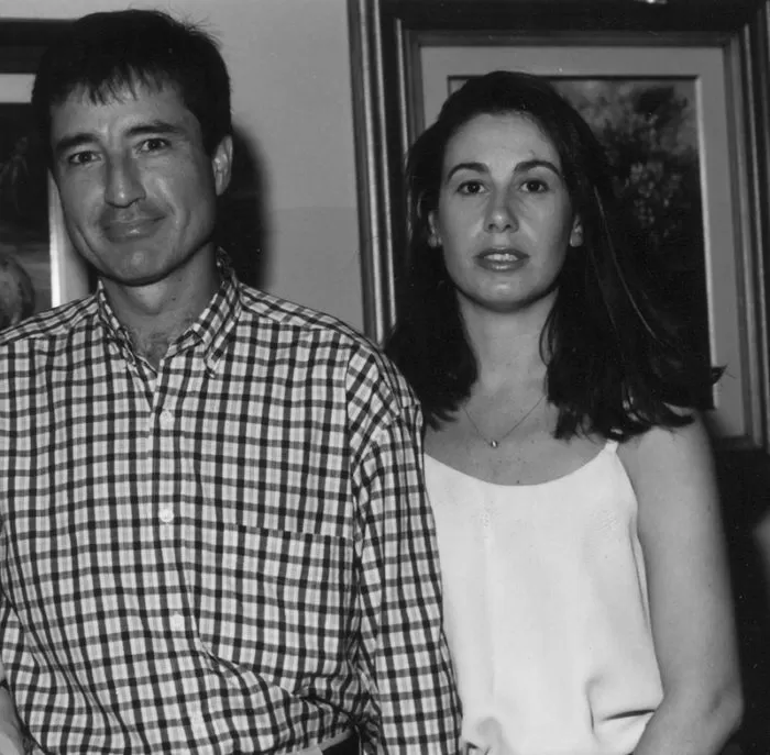 A beleza radiante de Larissa Chehuen 3 Bebinho e Cristini Mendes Moraes em 1995