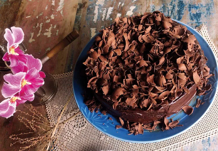 bolo de chocolate