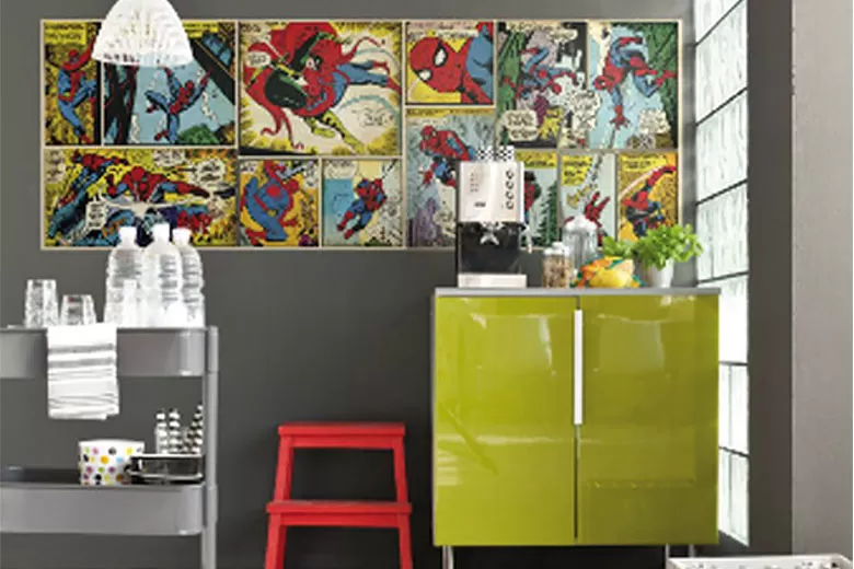 decoração homem aranha