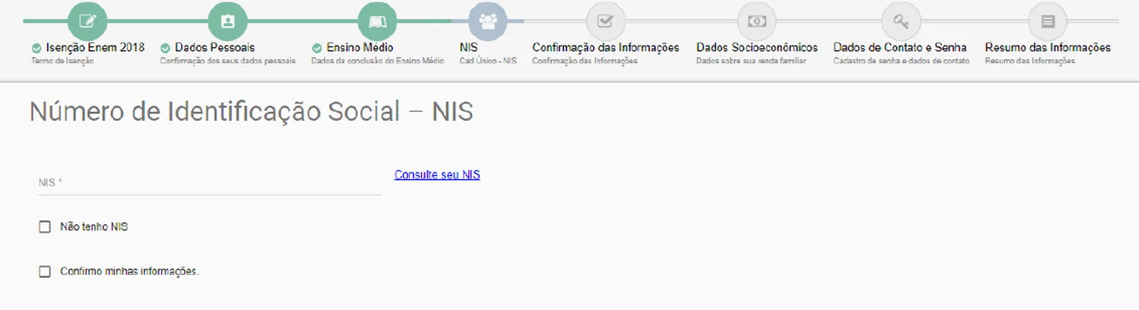 isenção enem 2018 5