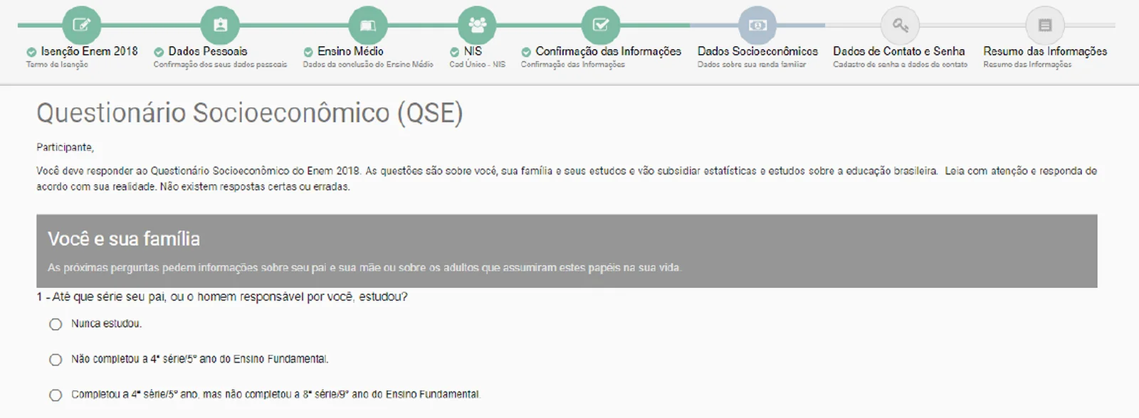 isenção enem 2018 7