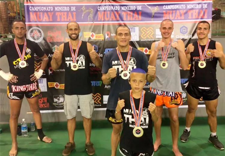 Sexteto de JF vence de etapa do Mineiro de Muay Thai 1 muay thai