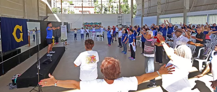 Idosos participaram da Manhã de Lazer no Instituto Metodista Granbery 1 idosos leo dentro