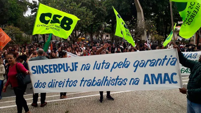 Serviços da Amac estão suspensos até quarta-feira 1 amac passeata felipe 2