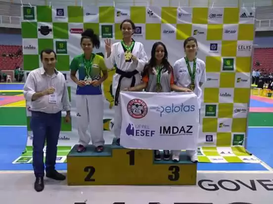 Danielly Vitória é tricampeã brasileira de taekwondo 1 esp Taekwondo Dani foto divulgação