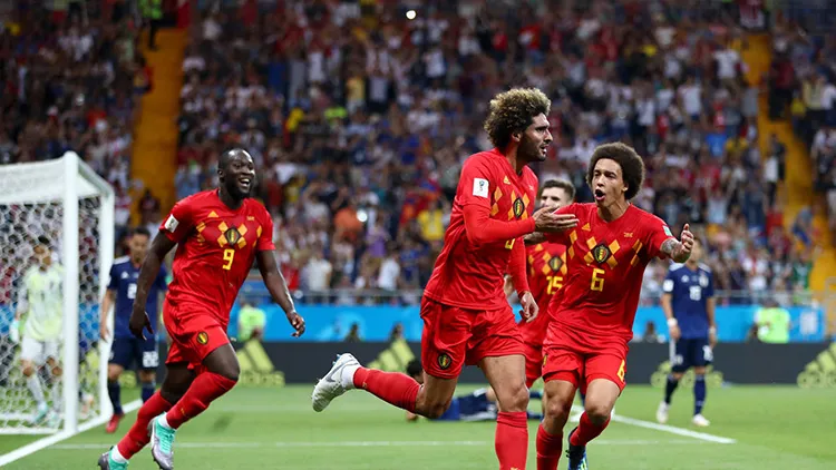 Bélgica sofre, mas busca virada sobre o Japão e encara o Brasil nas quartas 1 belga 2
