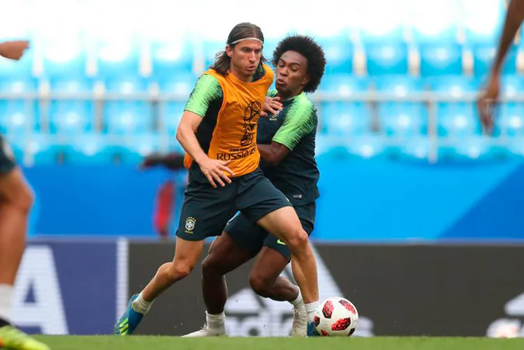 Brasil e México prometem jogo ofensivo hoje em Samara 2 filipe Lucas Figueiredo CBF
