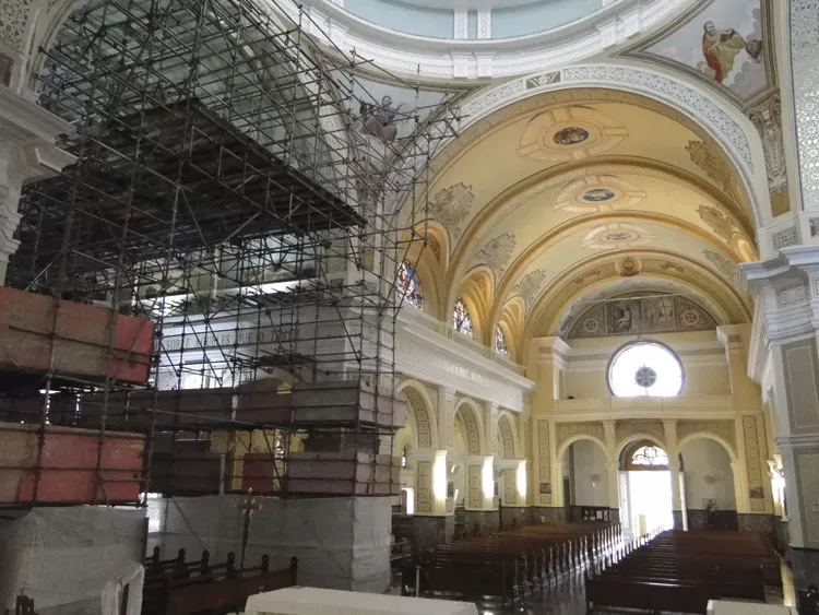 Conheça a Arquidiocese de Juiz de Fora 4 Catedral pintura interna