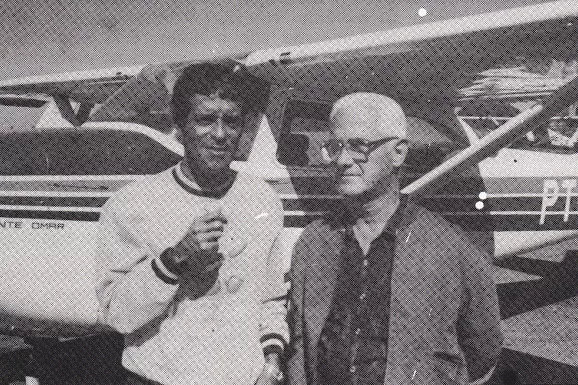 Morre o jornalista e aviador Adail de Oliveira 2 adail e claudinei coelho aeroclube mauricio resgata passado