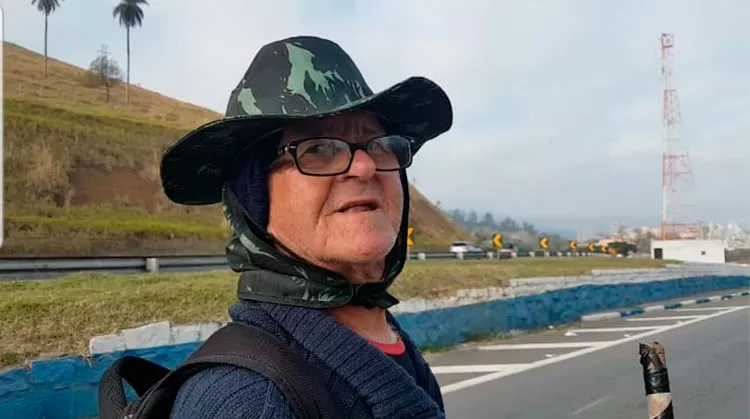 Com fé se faz um bom caminho - Juiz de Fora a Aparecida 19 SEU VICENTE