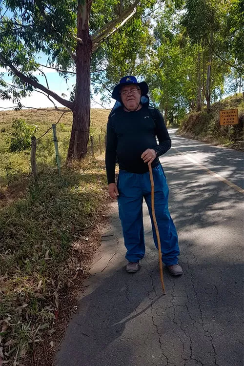 Com fé se faz um bom caminho - Juiz de Fora a Aparecida 18 seu tião