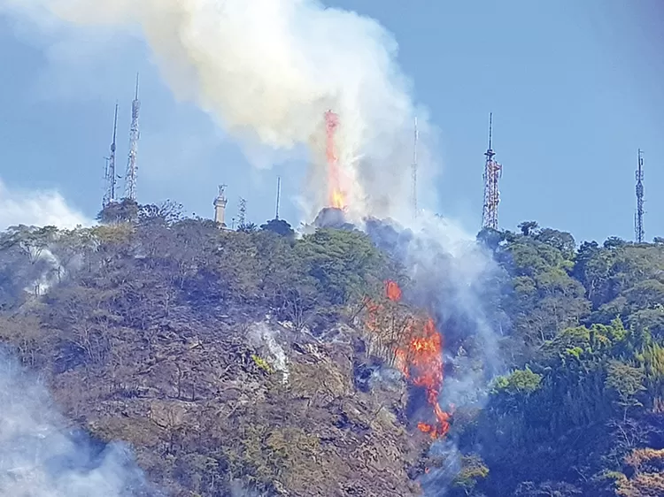 Juiz de Fora tem mais de 250 incêndios só este ano 2 incendio morro do cristo by felipe couri