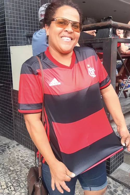 Não faltou torcida vermelha e preta em JF 8 cleide