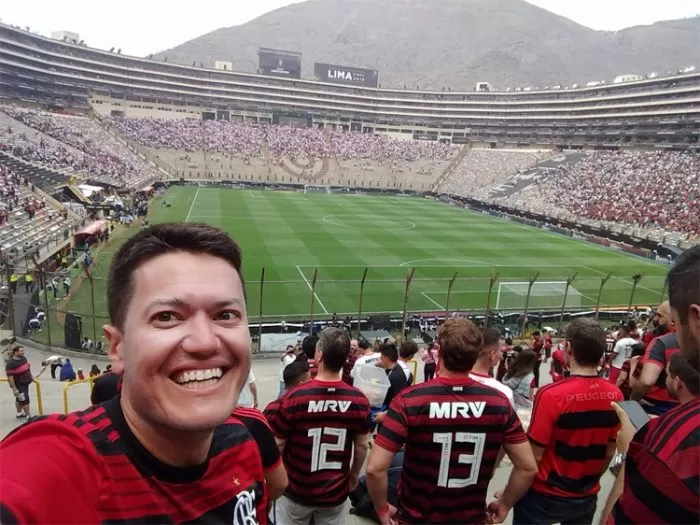Flamenguistas de JF e região que acompanharam o time em Lima relembram histórias 2 esp Alexandre Leal arquivo pessoal