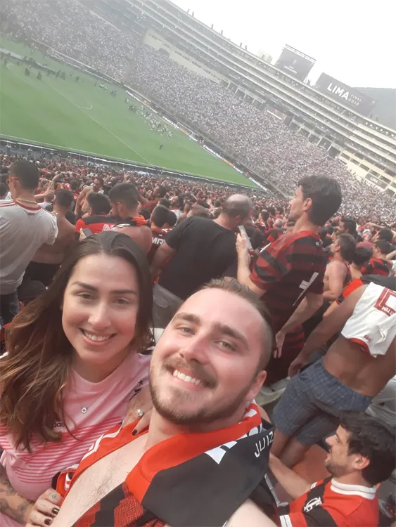 Flamenguistas de JF e região que acompanharam o time em Lima relembram histórias 3 esp Rubens arquivo pessoal