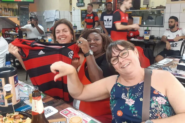Não faltou torcida vermelha e preta em JF 7 marília
