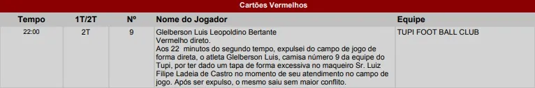 Técnico do Tupi lamenta erros, arbitragem e mira estreia em casa 3 esp tupi estreia sumula expulsao gueguel