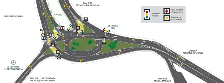 Obras de reorganização do trânsito no Estrela Sul começam nesta segunda 2 estrela sul mapa settra