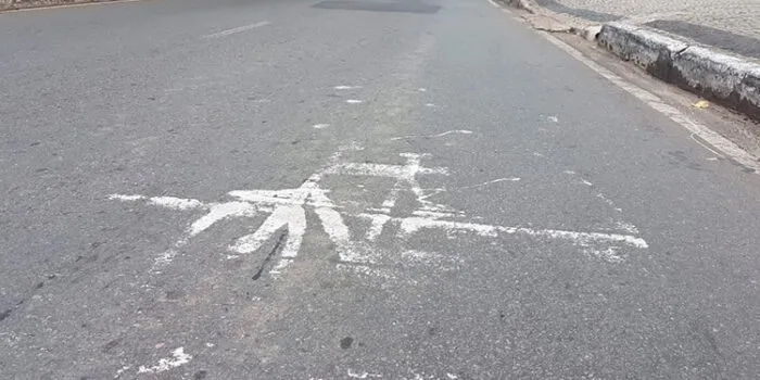 Sinalizações para ciclistas apagadas na Rio Branco 1 vu 1510 1