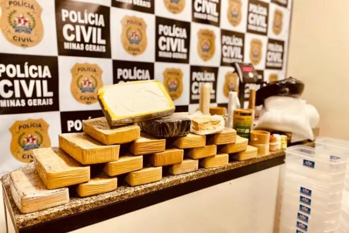 Polícia Civil desmonta laboratório de refino de drogas em sítio na BR-040 1 30 03 2021 drogas Divulgacao Policia Civil