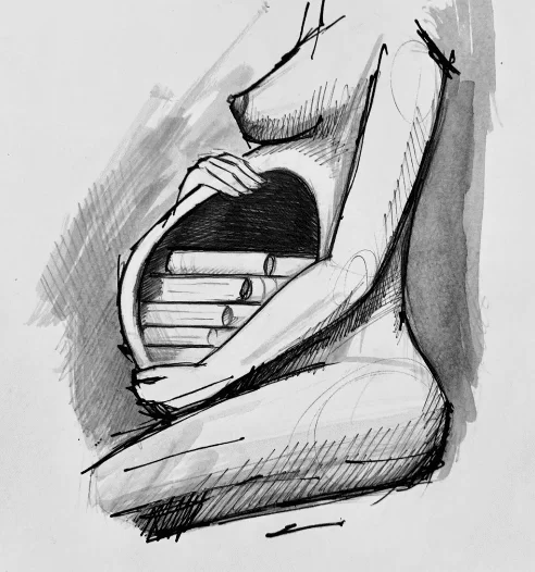 Eduardo Maciel: "É papo de alma para alma” 3 IlustraçãoRobson SArk poema cesariana 2