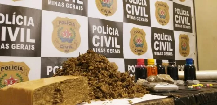 Polícia Civil intercepta entrega de maconha e ecstasy na região central 1 27 04 21 apreensao drogas policia civil2