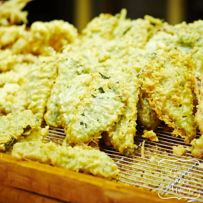 Tempura de peixinho da horta