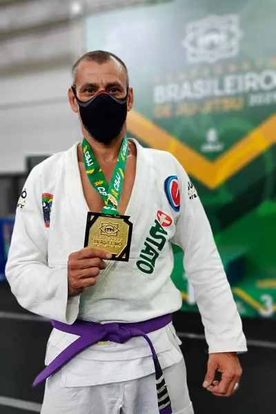 Dupla de lutadores de JF é campeã brasileira de jiu-jítsu 1 Jiu Jitsu Anderson Roberto arquivo pessoal