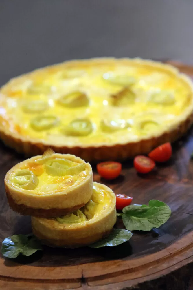 Tem livro, tem planta e, em tudo, tem comida 3 Quiche