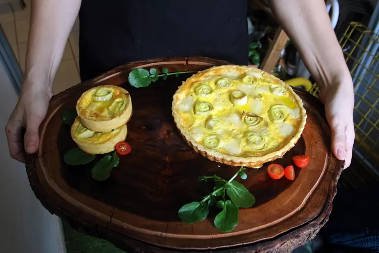 Tem livro, tem planta e, em tudo, tem comida 1 Quiche