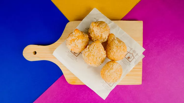 Trio de coxinha do trio familiar 3 coxinha