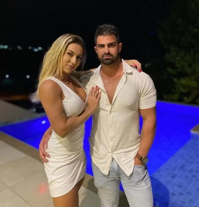  Tayrine Marrazzo e Webert Debortoli, em clima de réveillon, no Spinaville