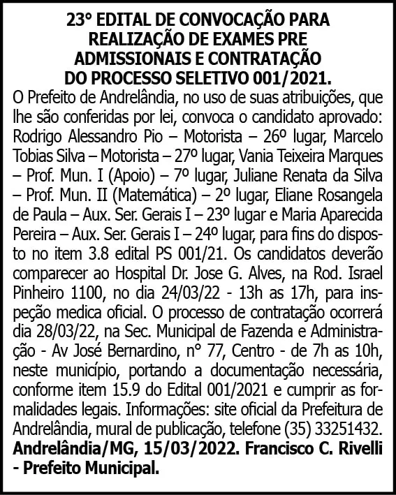 1 ANDRELANDIA 28