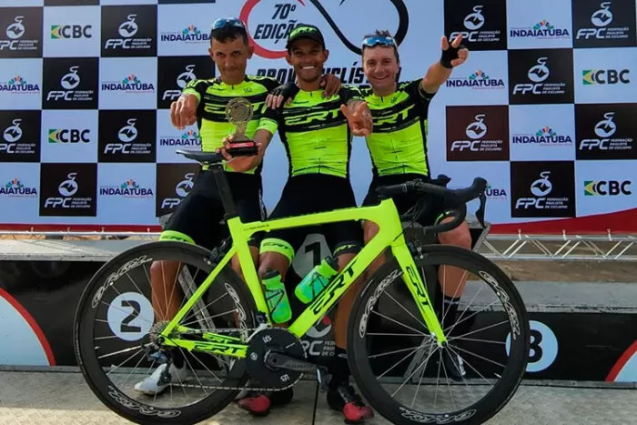 Juiz-forano Felipe Marques é campeão da 70ª Prova Ciclística 1º de Maio 1 Felipe Marques Podio Foto Reproducao Instagram