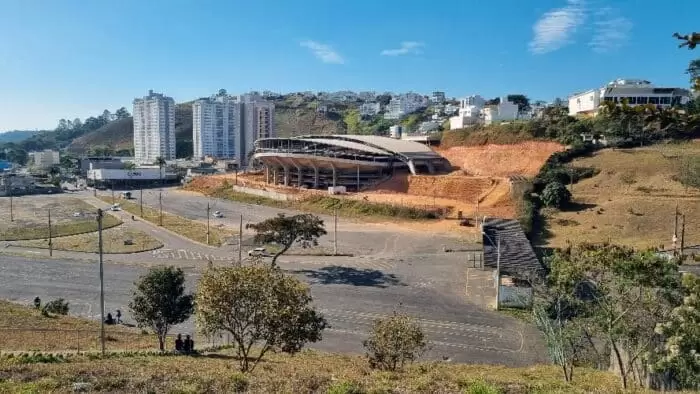 Ginásio Municipal tem previsão de conclusão para maio de 2023 3 Ginasio Municipal foto Leonardo Costa 3