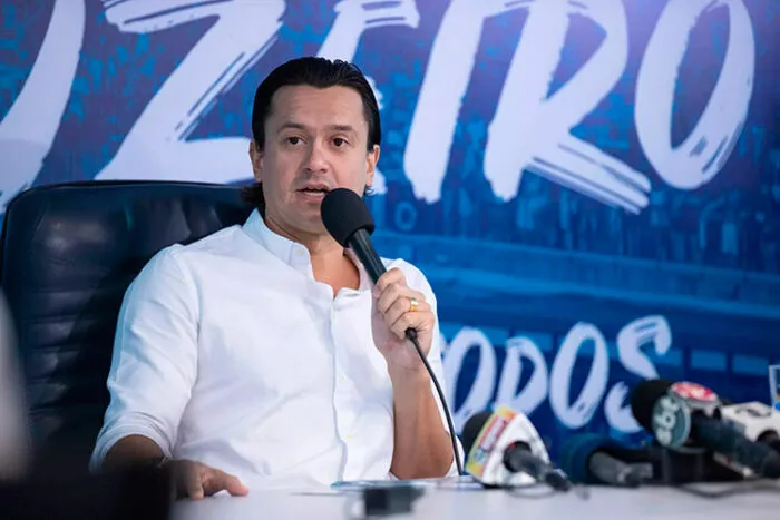 Com presidente do Cruzeiro e 26 palestrantes, UFJF promove o 2º Simpósio Internacional de Futebol 1 Simposio Sergio Santos Rodrigues foto Igor Sales Cruzeiro