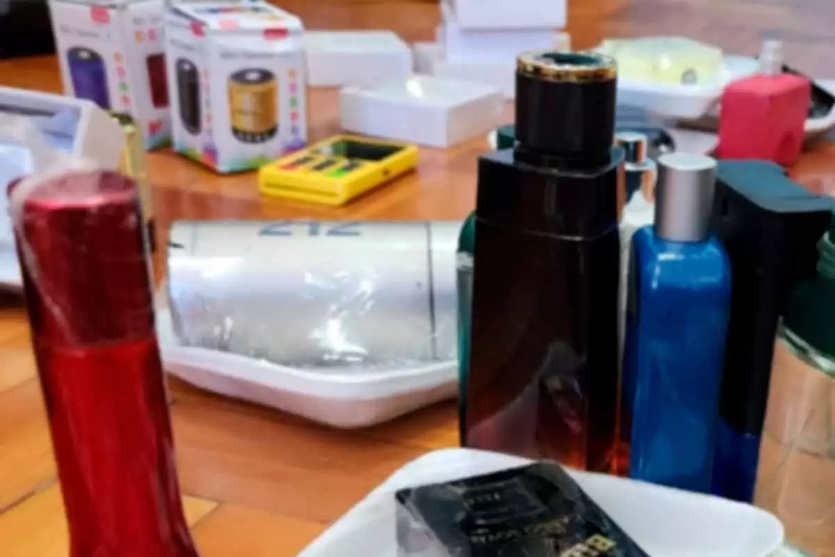 perfumes e eletronicos apreendidos divulgacao PJF