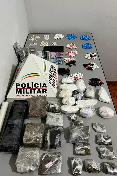 PM encontra 11 tabletes de maconha dentro de geladeira 1 maconha geladeira rio pomba foto pm interna site