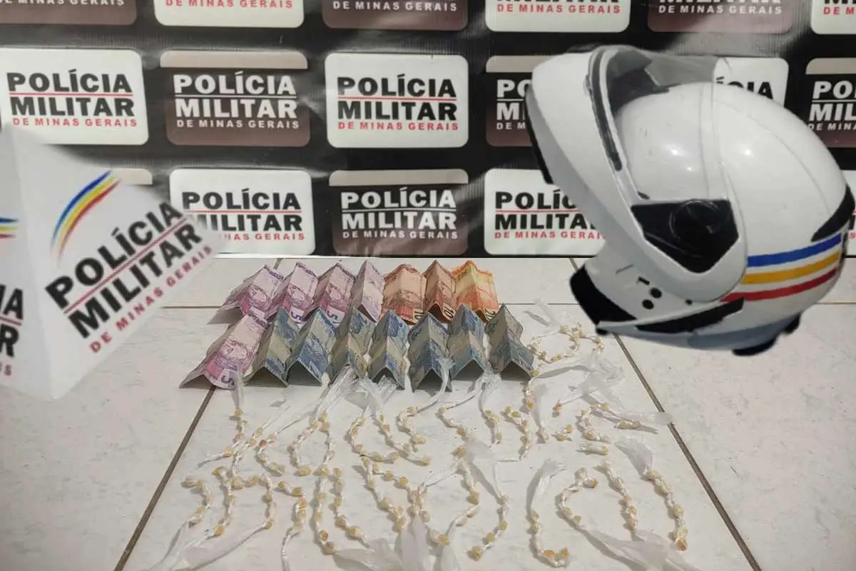 Homem é preso por tráfico de drogas em praça na Zona Sudeste 1 trafico no vitorino divulgacao pm
