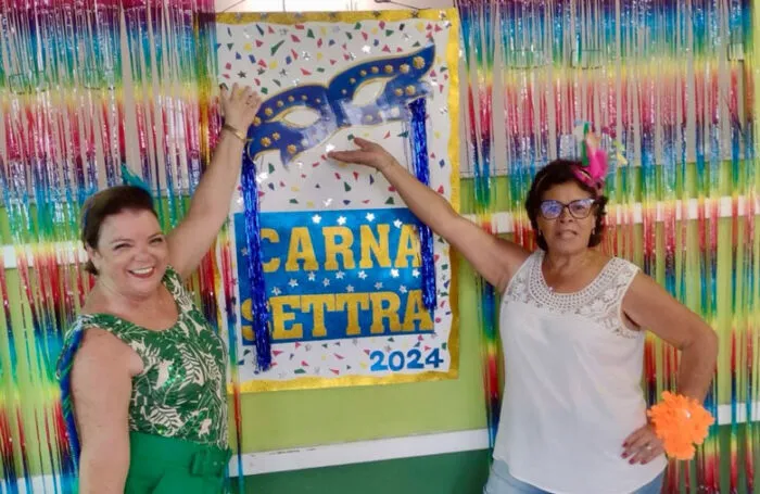 Coluna Cesar Romero - 23 e 24 de fevereiro de 2024 8 Ana Beatriz Chaves e Valeria El Corab 150224 carnavasettra enviada pela Giglia